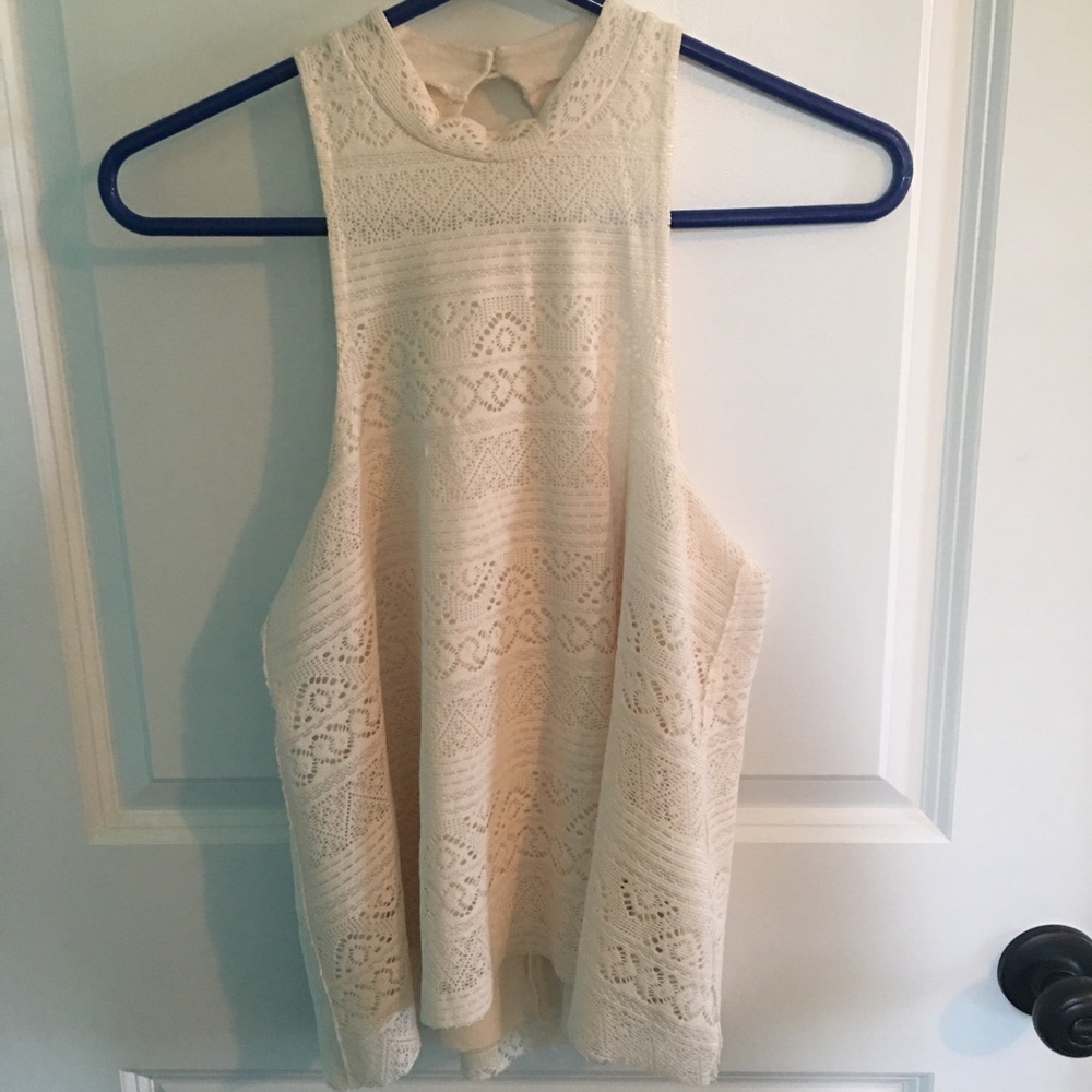 Lace tank top